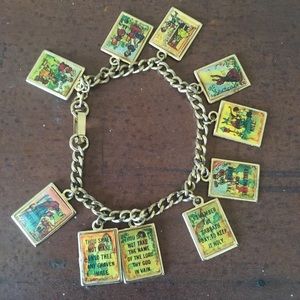 10 commandments holographic bracelet